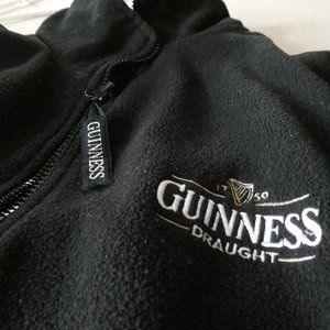 VINTAGE - Guinness Reversible Fleece / Water Resistant Jacket Zip Up